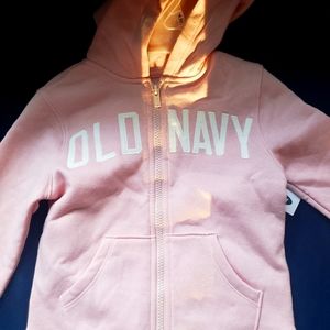 NWT Old Navy Pink Toddler 4T sweatshirt